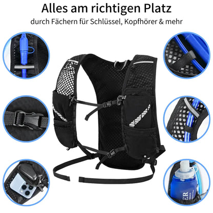 Laufrucksack mit Trinksystem